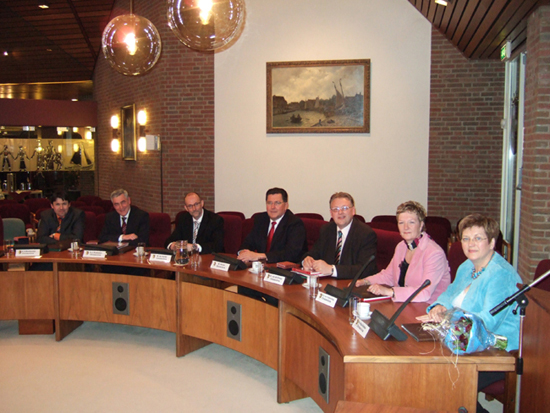 Foto De ChristenUnie fractie aan de raadstafel